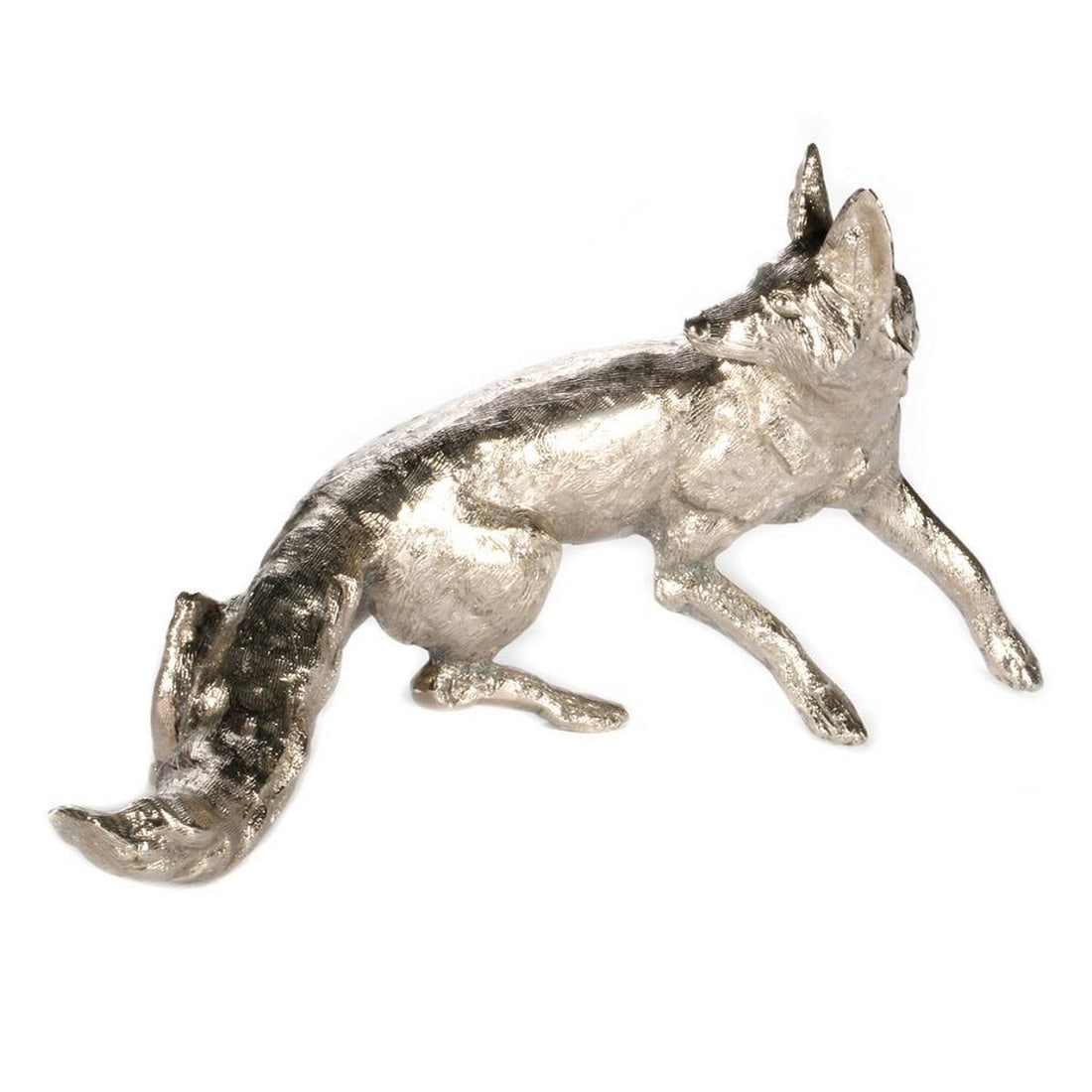 Italian Cast-Metal Fox Sculpture (1 of 11)