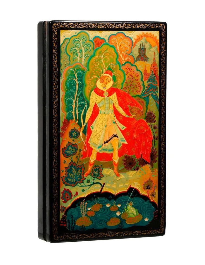 Russian Lacquer Box, The Frog Princess (1 of 5)