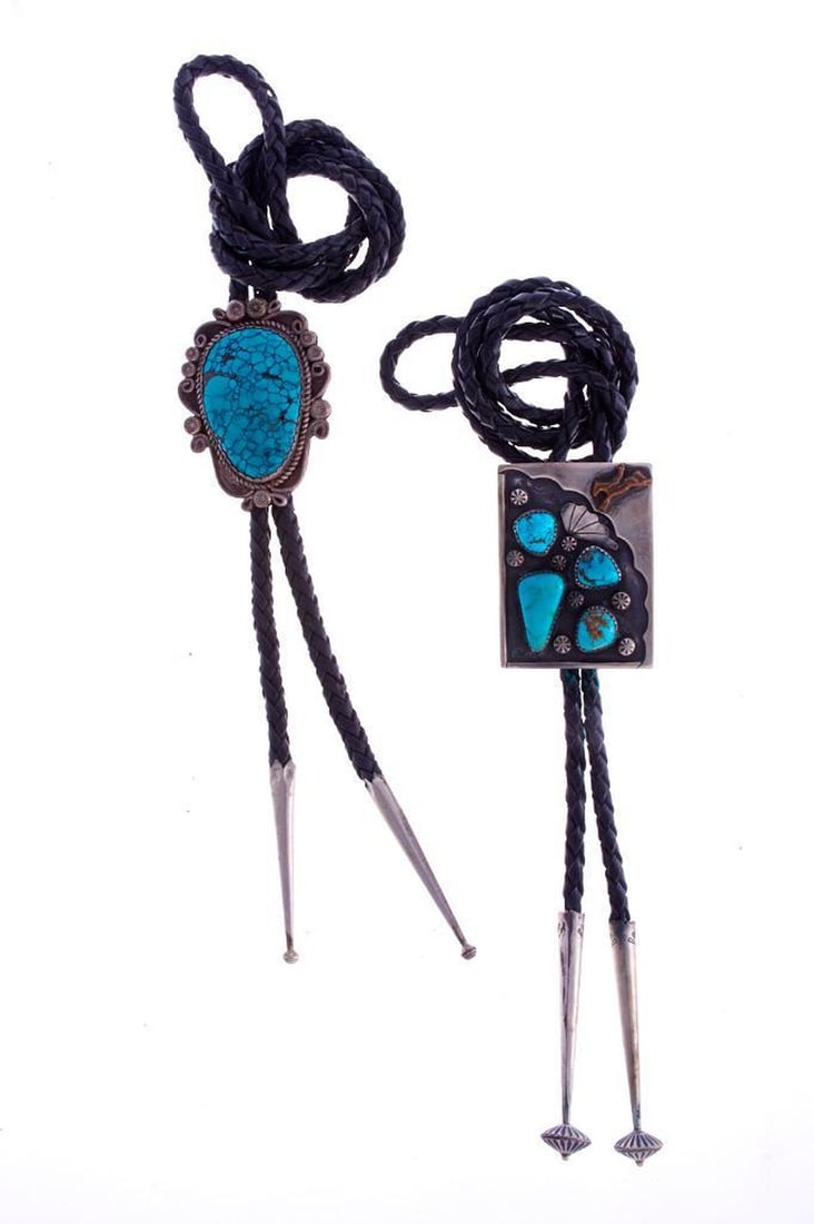 Two Vintage Navajo Bolo Ties (1 of 2)