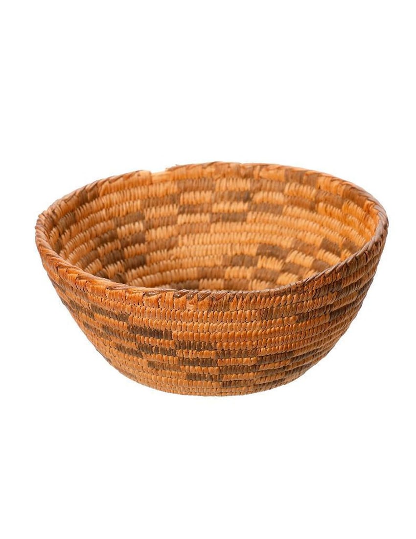 Group of Southwest Native American Baskets (3), with a Painted Gourd (1 of 7)