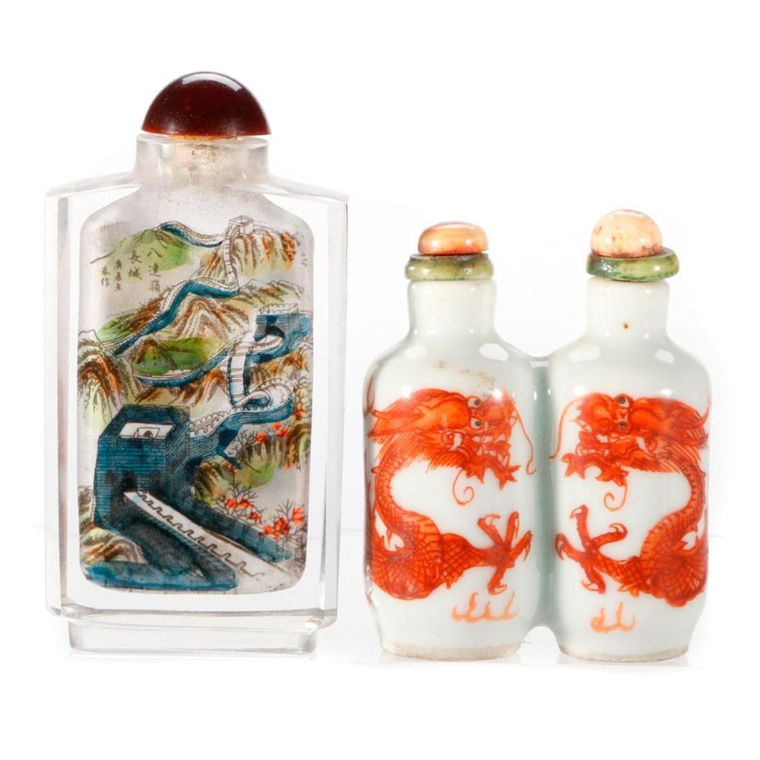 Two Chinese Snuff Bottles (1 of 8)
