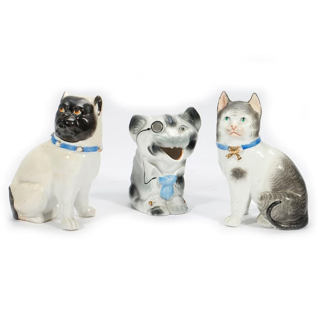 German Porcelain Cat Pitcher, and 2 others (1 of 4)