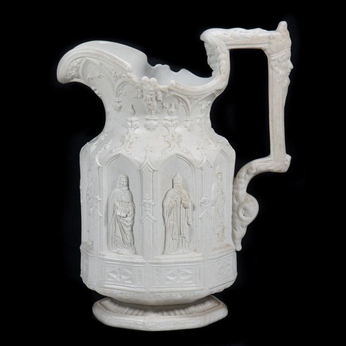 Parian Ware Apostle Pitcher, 19th Century (1 of 4)