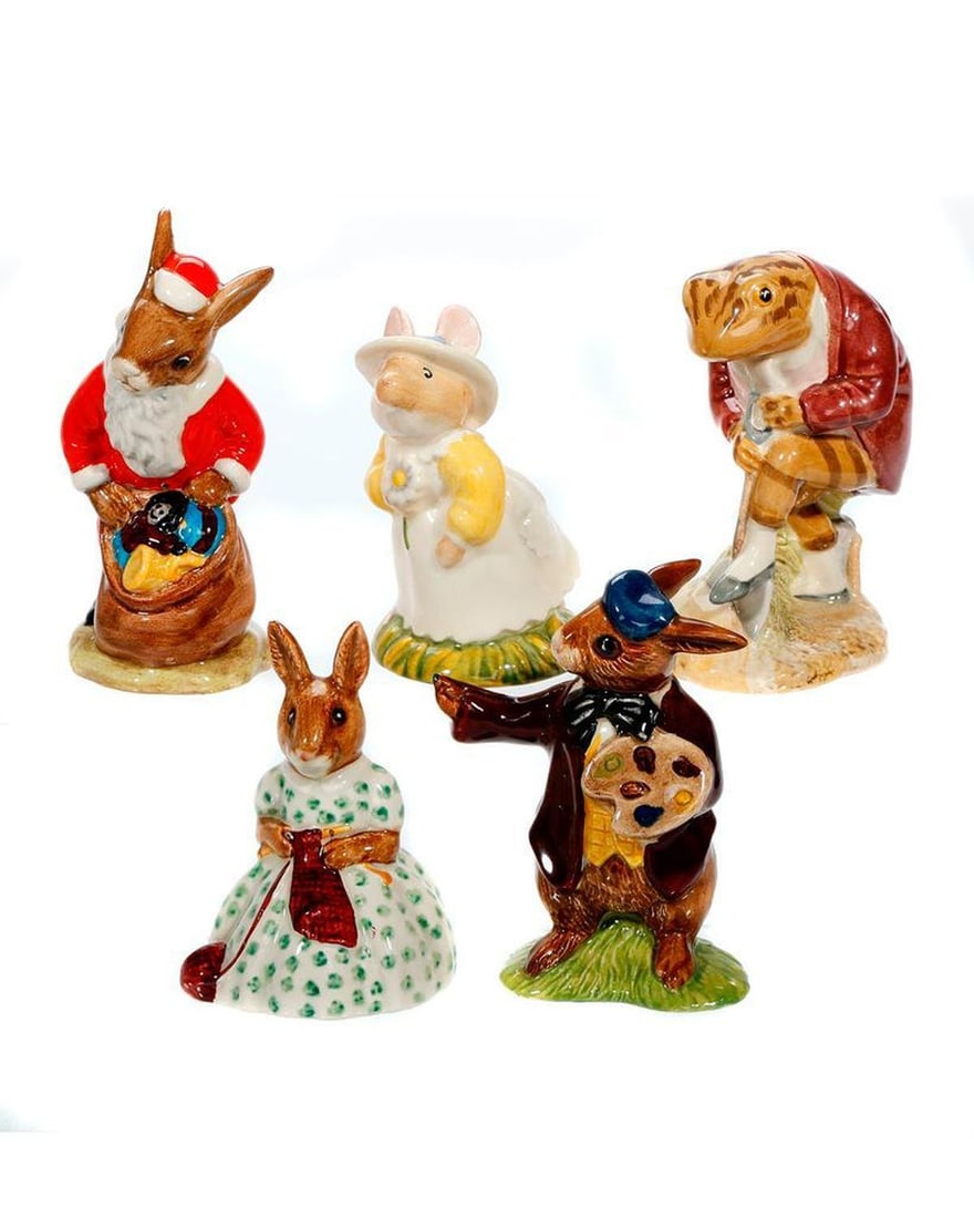 9 Royal Doulton and Beswick Beatrix Potter Figurines, 1970s-1980s (1 of 8)