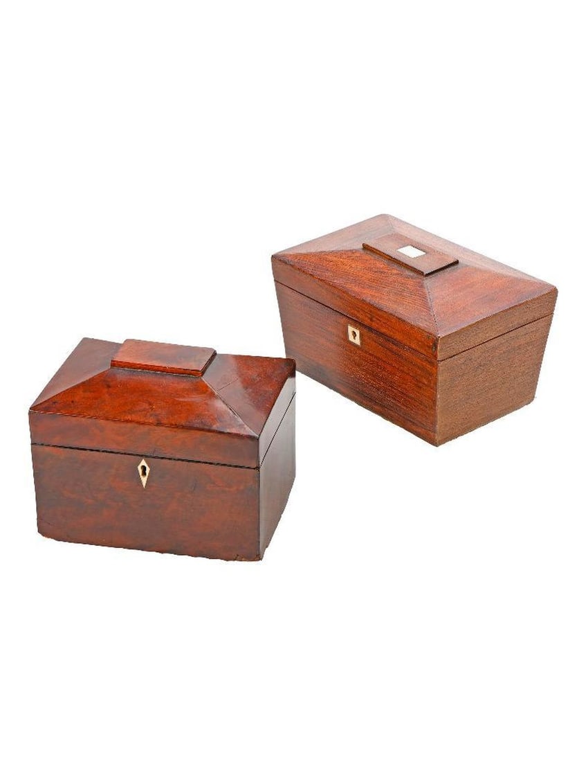 Two English Tea Caddies, 19th Century (1 of 3)