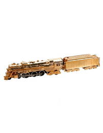 American Flyer S gauge Gold colored Hudson locomotive