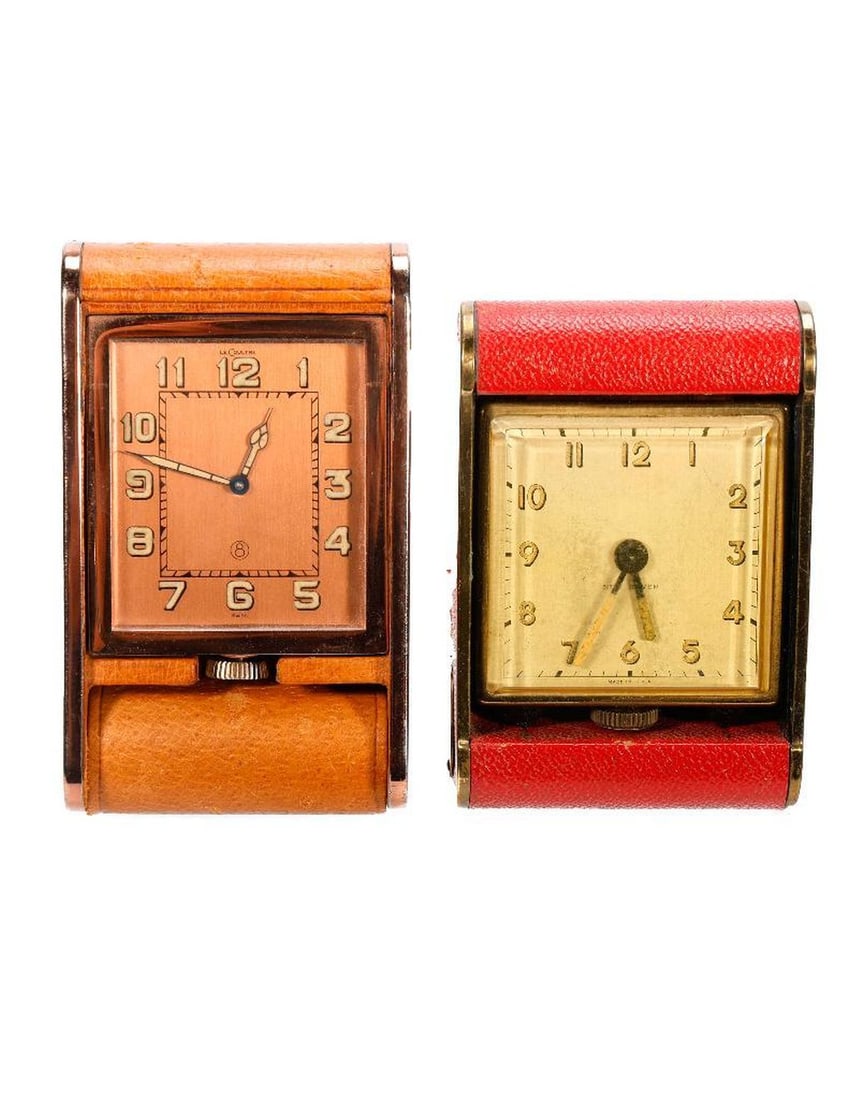 LeCoultre Travel Clock, with another. (1 of 2)