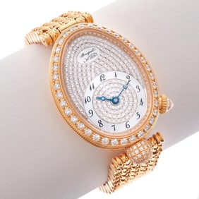 Breguet Reine de Naples Automatic 18k Gold Wristwatch