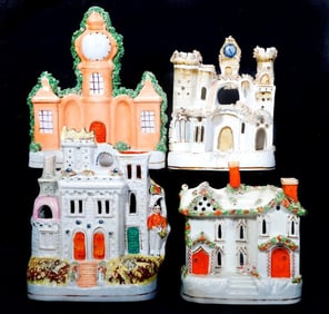 Staffordshire Castles/Pastille Burners (4)