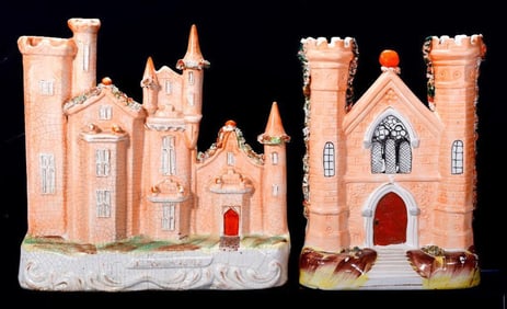 Staffordshire Model of Balmoral Castle, with another