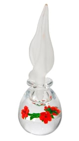 Victor Trabucco Art Glass Perfume Bottle Paperweight