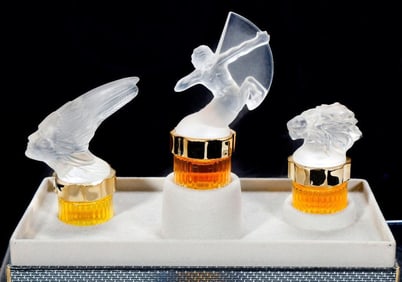 Collection of Miniature Lalique Perfumes