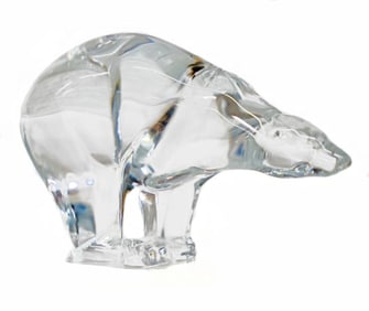 Baccarat Glass Polar Bear