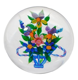 Debbie Tarsitano Basket Bouquet Paperweight