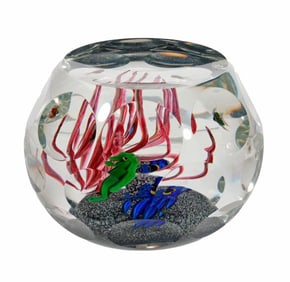 Perthshire, Scotland Aquarium Paperweight, 1981