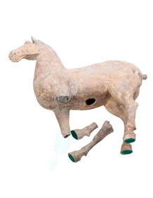 Han Dynasty Ceramic Horse. Property of Alton F. Irby III (1 of 2)