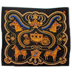 Hermes Silk Cashmere Shawl, Paperoles