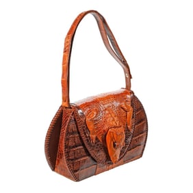 Vintage Cuban Alligator Purse