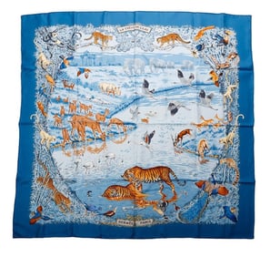 Hermes Silk Scarf, La Treve De L'Eau