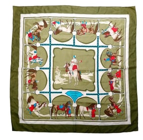 Hermes Silk Scarf, Cavaliers Arabes
