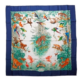 Hermes Silk Scarf, Equateur