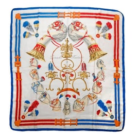 Hermes Silk Scarf, Panache Et Fantaisie