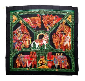 Hermes Silk Scarf, La Danse Du Cheval Marwari