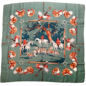 Hermes Silk Medium Scarf, Chasse A Courre