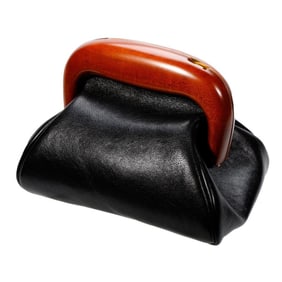 Sportmax Bouba Black Leather Bag