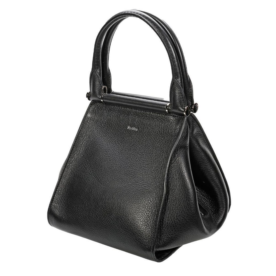 Max Mara Anita Black Leather Handbag (1 of 3)