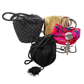 Four Ethnic/Boho Small Purses