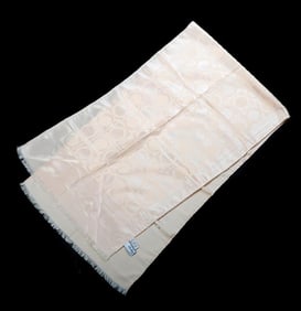 Ferragamo Pink Silk/Wool Scarf, with another