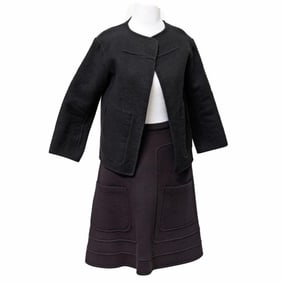 Jil Sander Wool Jacket and Knit Skirt (Sz S/M)