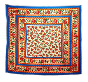 Adele Simpson Floral Silk Scarf