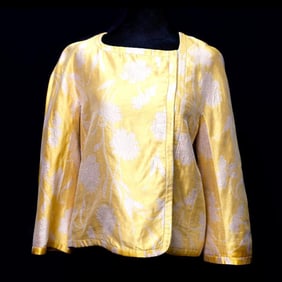 Pianoforte for Max Mara Silk Damask Jacket (Sz 10)