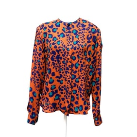 Three Designer Silk Blouses, Perry Ellis, Flora Kung, Linda Allard (Sz XS-S)