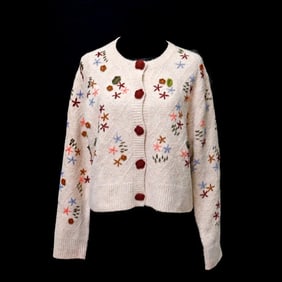 Zara Crop Cardigan, with Ted Baker Pullover Sweater (Sz S/M)