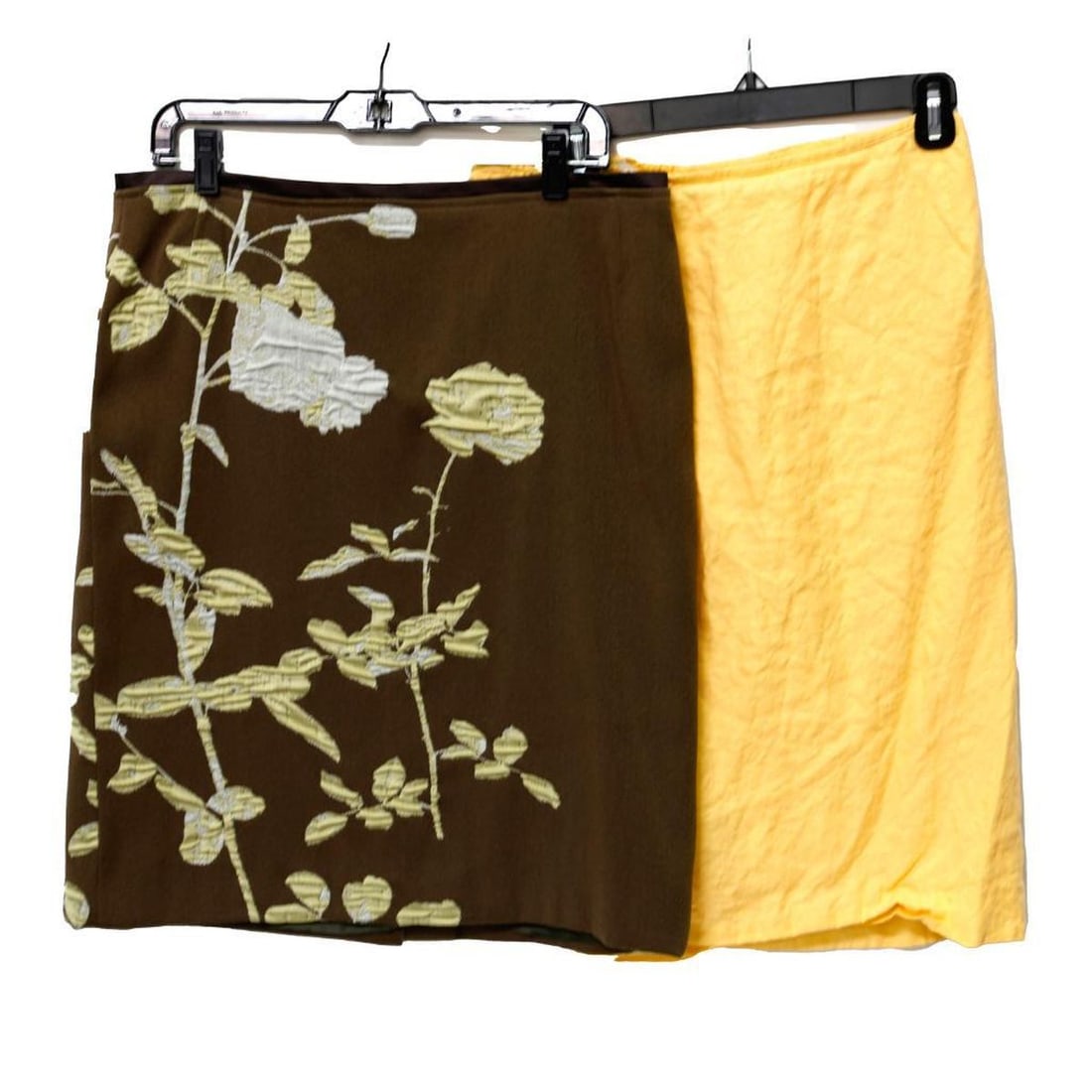 Dries Van Noten Cotton/Wool Skirt, with two others (Sz L) (1 of 3)