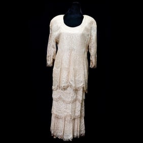 Damianou Crochet Style Tunic/Skirt Set (Sz Sm)