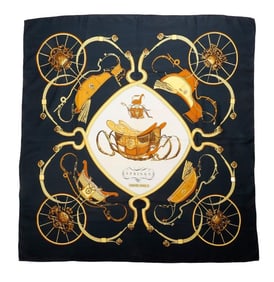 Hermes Silk Scarf, Springs