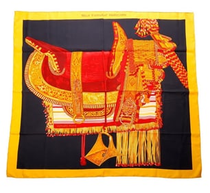 Hermes Silk Scarf, Selle d'Apparat Marocaine