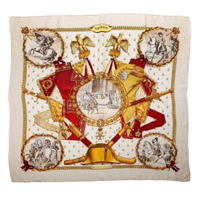 Hermes Silk Scarf, Napoleon