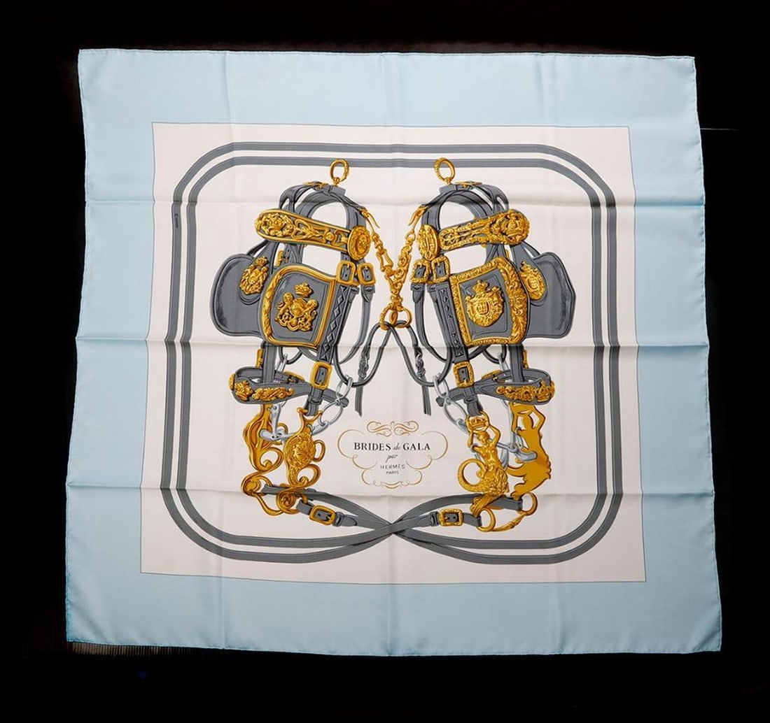 Hermes Silk Scarf, Brides de Gala (1 of 1)
