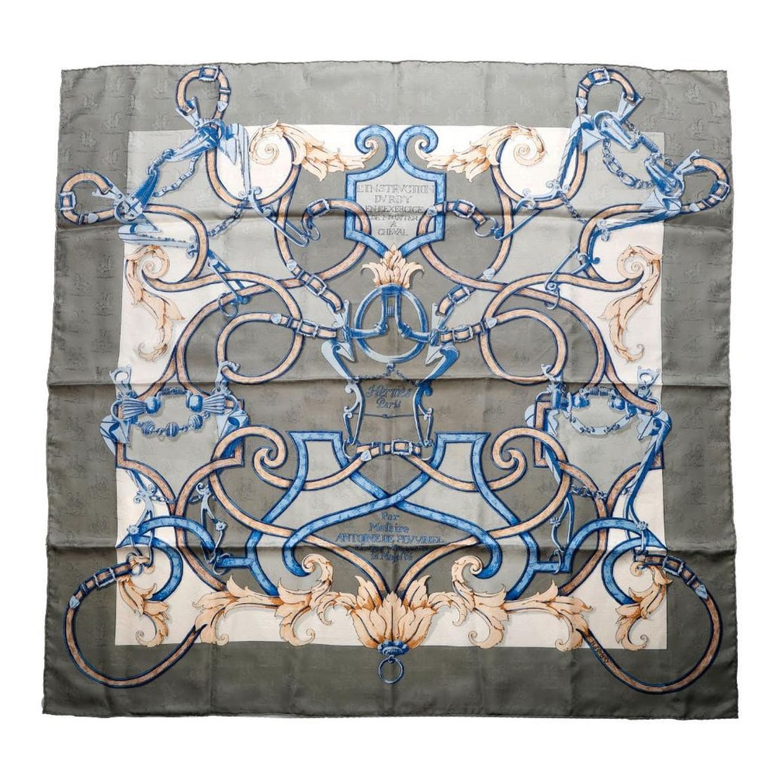 Hermes Silk Scarf, L'Instruction Du Roy (1 of 1)