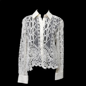 Zara Crochet/Tulle Shirt, with four others (Sz S-L)