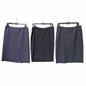 Three Skirts, incl. Eileen Fisher and St. Emile (Sz M)