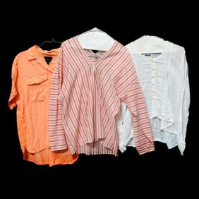 Six Cotton Shirts and a Dress (Sz S)