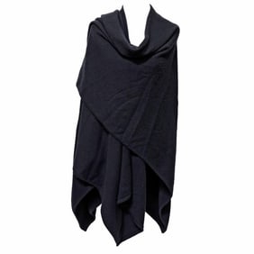 Black Cashmere Long Wrap