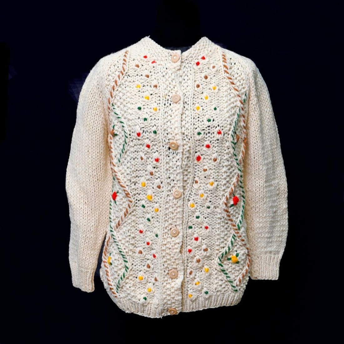 Roos/Atkins Wool Cardigan, with another (Sz Small) (1 of 3)