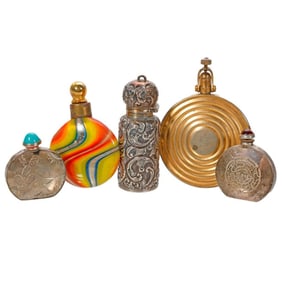 Collection of Small Vintage Perfume Bottles (9)